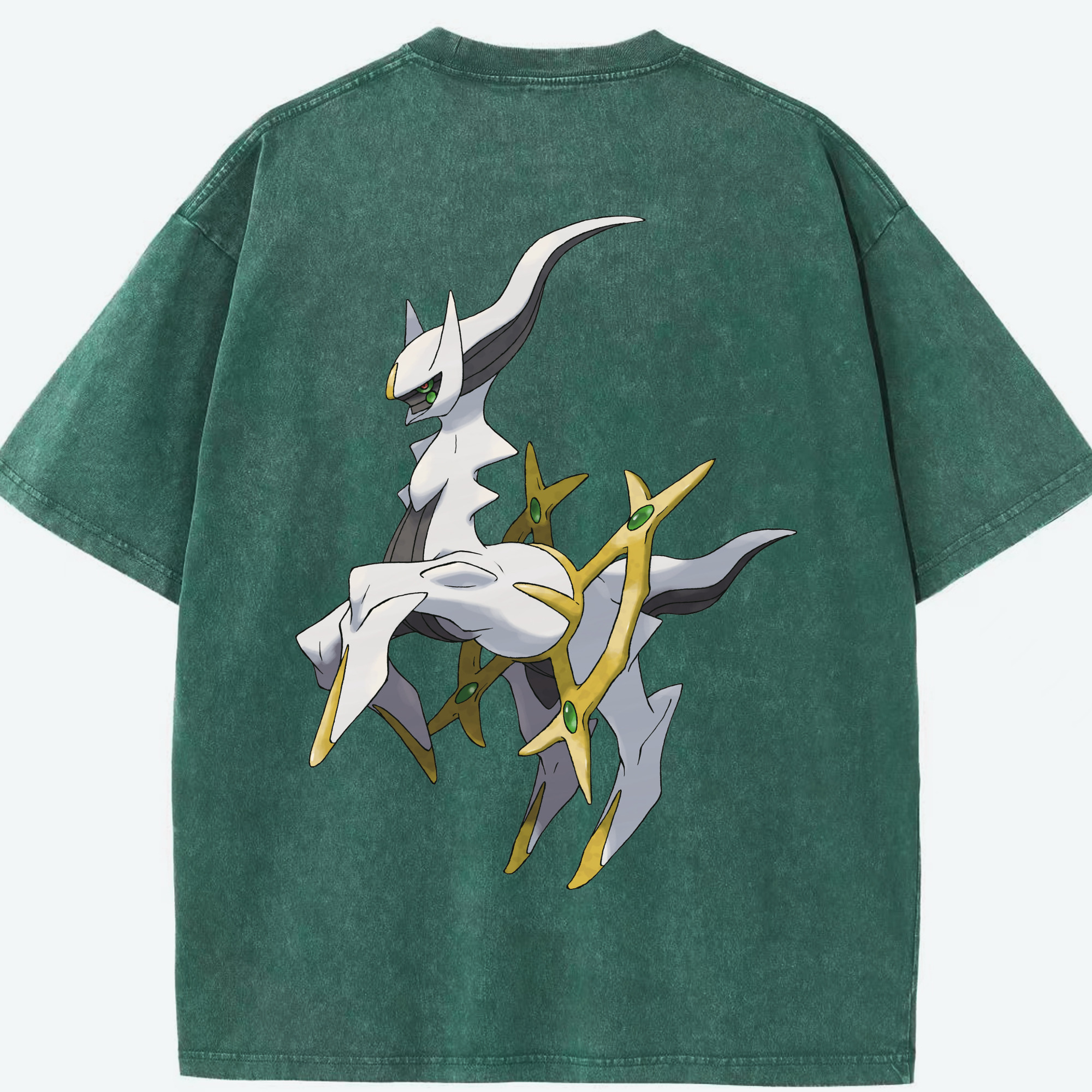 （画像用） ポケットモンスター Pokémon 綿100% ヴィンテージ風 半袖Tシャツ（背面プリント）